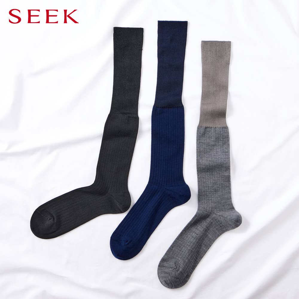 ロングホーズソックス 表糸ウール100%